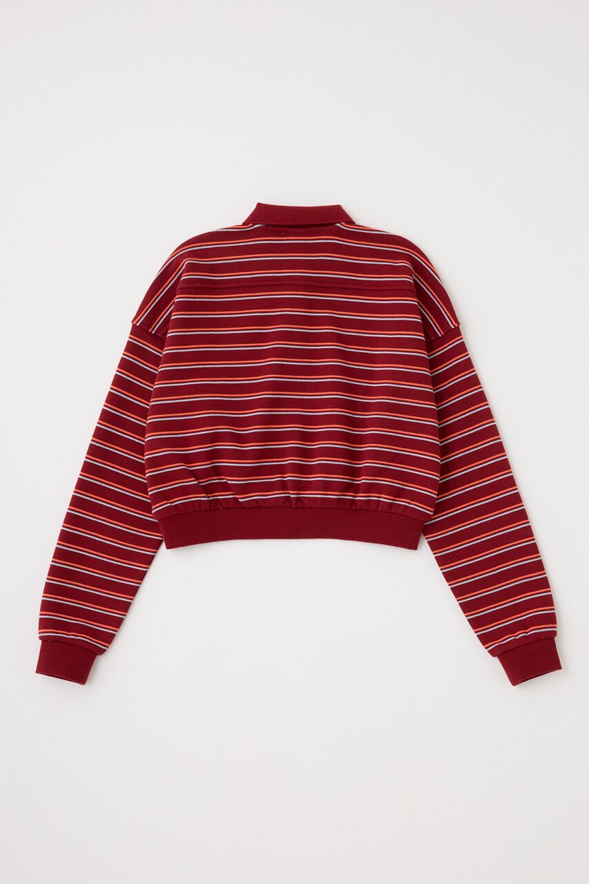 MOUSSY「EMBROIDERY ポロプルオーバー」|パーカー|