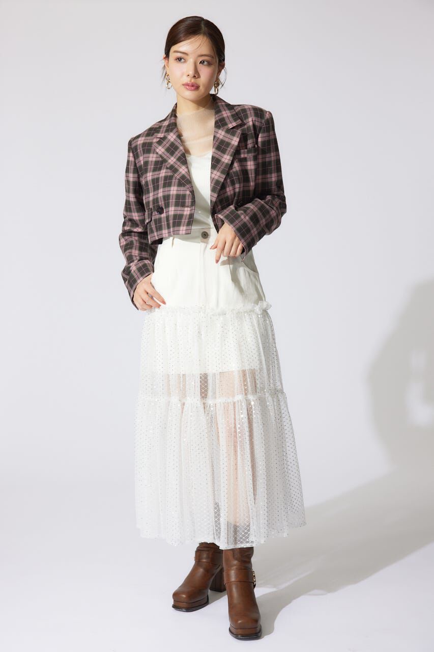 rienda「ダブルテーラードショートジャケット」|その他|