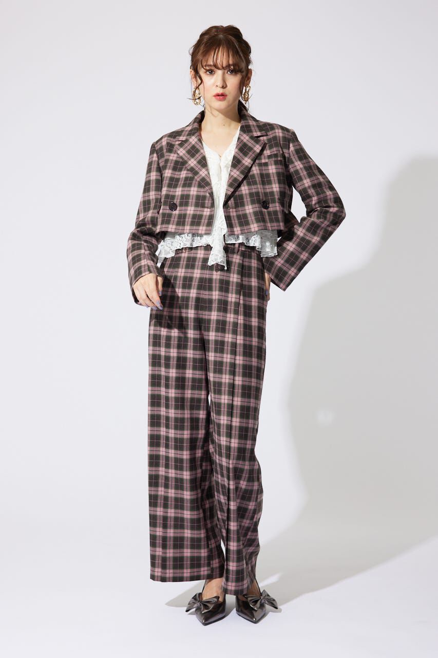 rienda「ダブルテーラードショートジャケット」|その他|