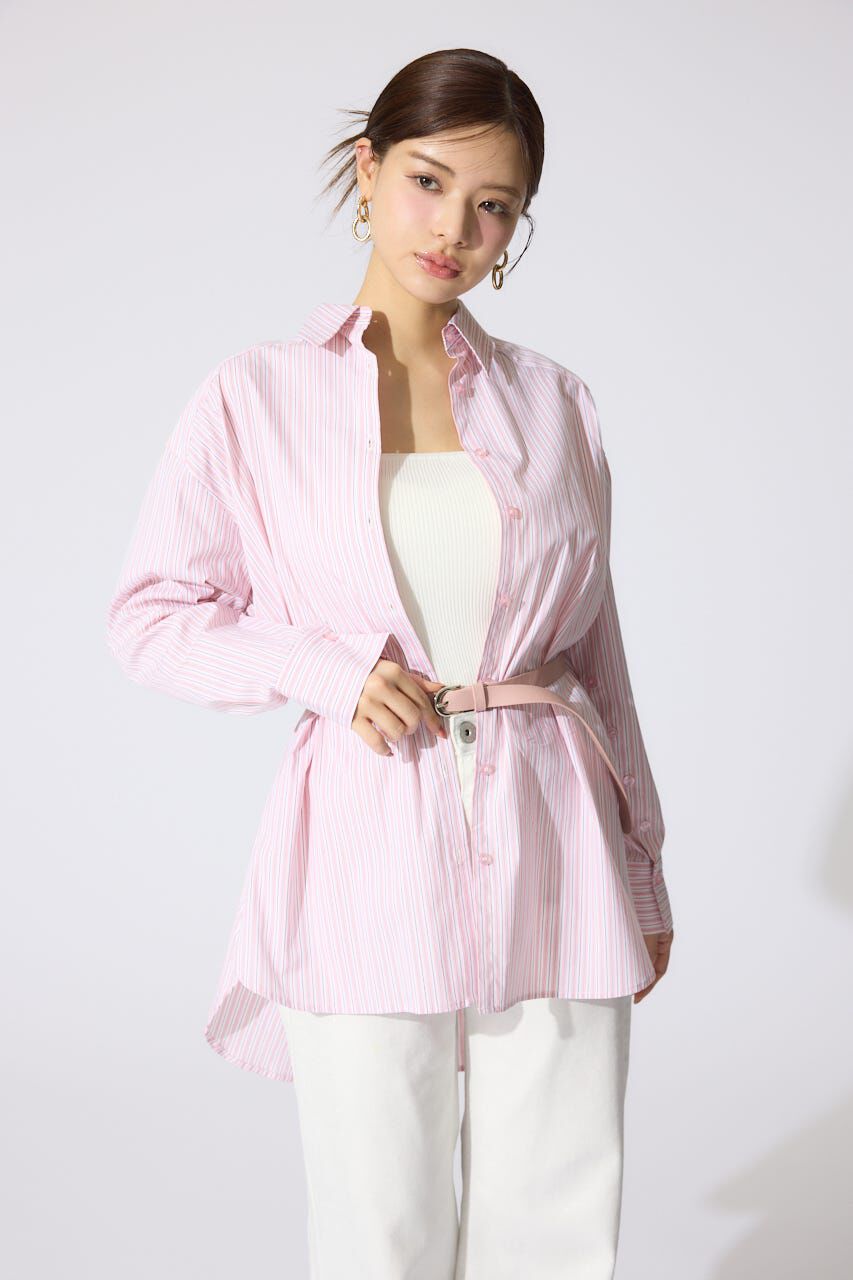 rienda「2WAYベルトセットシャツトップス」|シャツ・ブラウス|