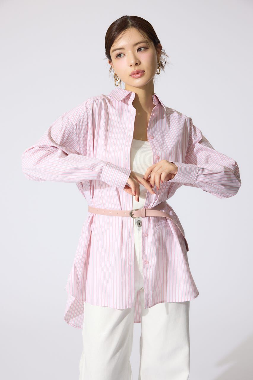 rienda「2WAYベルトセットシャツトップス」|シャツ・ブラウス|
