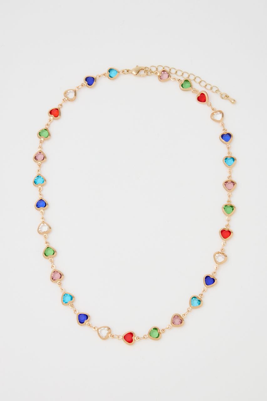 RODEO CROWNS「カラフルハートネックレス」|ネックレス|Multi_1
