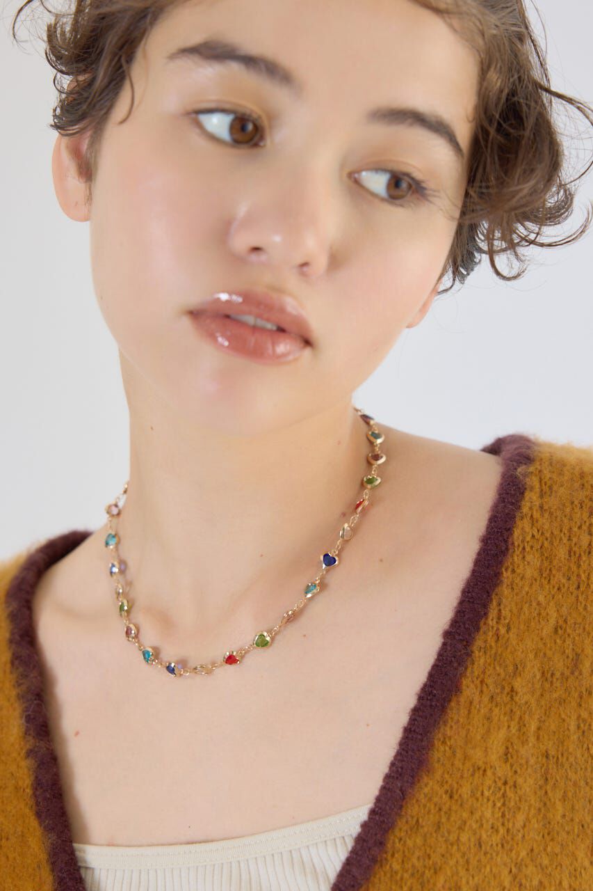 RODEO CROWNS「カラフルハートネックレス」|ネックレス|