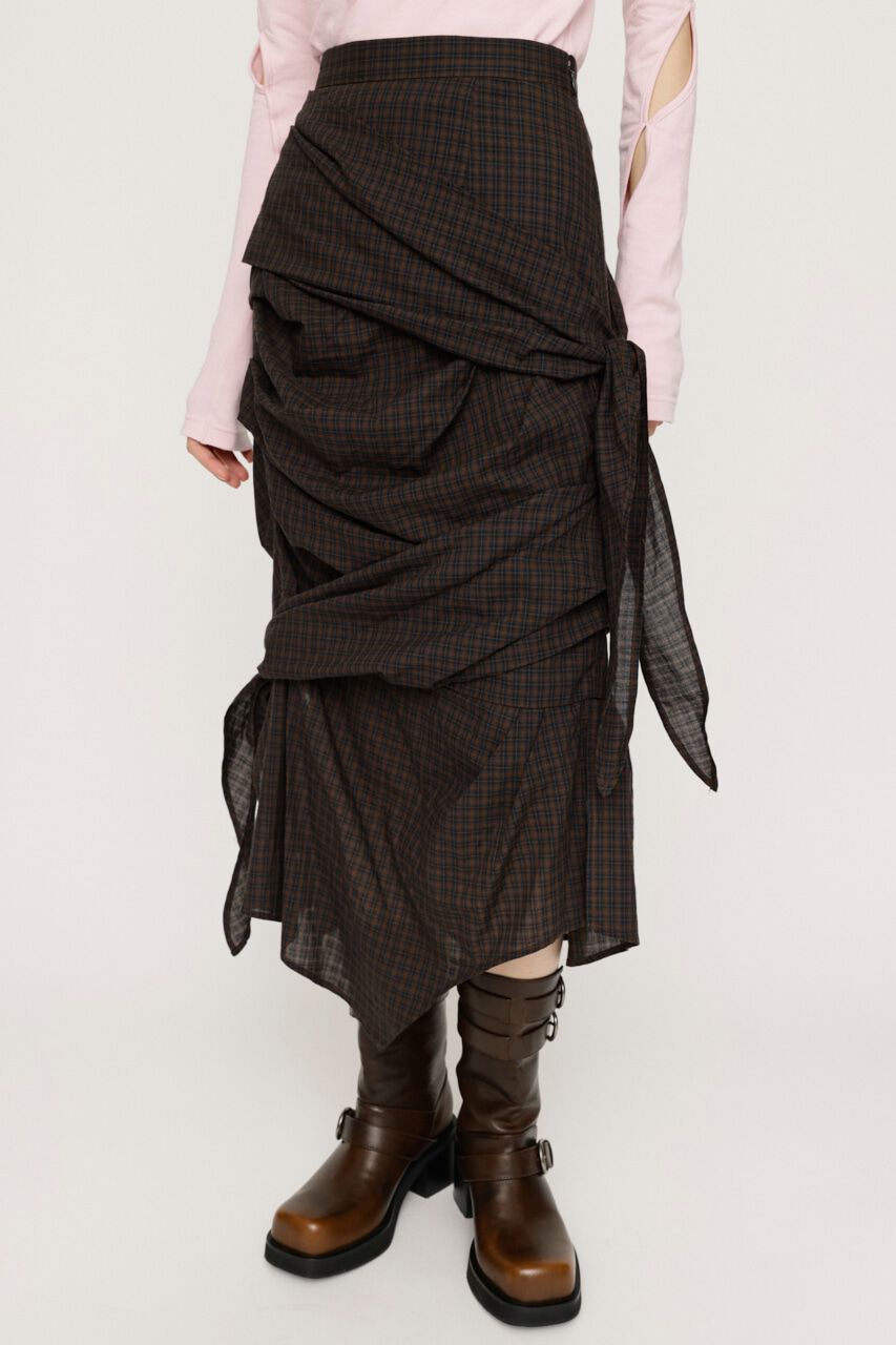 SLY「TUCKED TIE スカート」|スカート|
