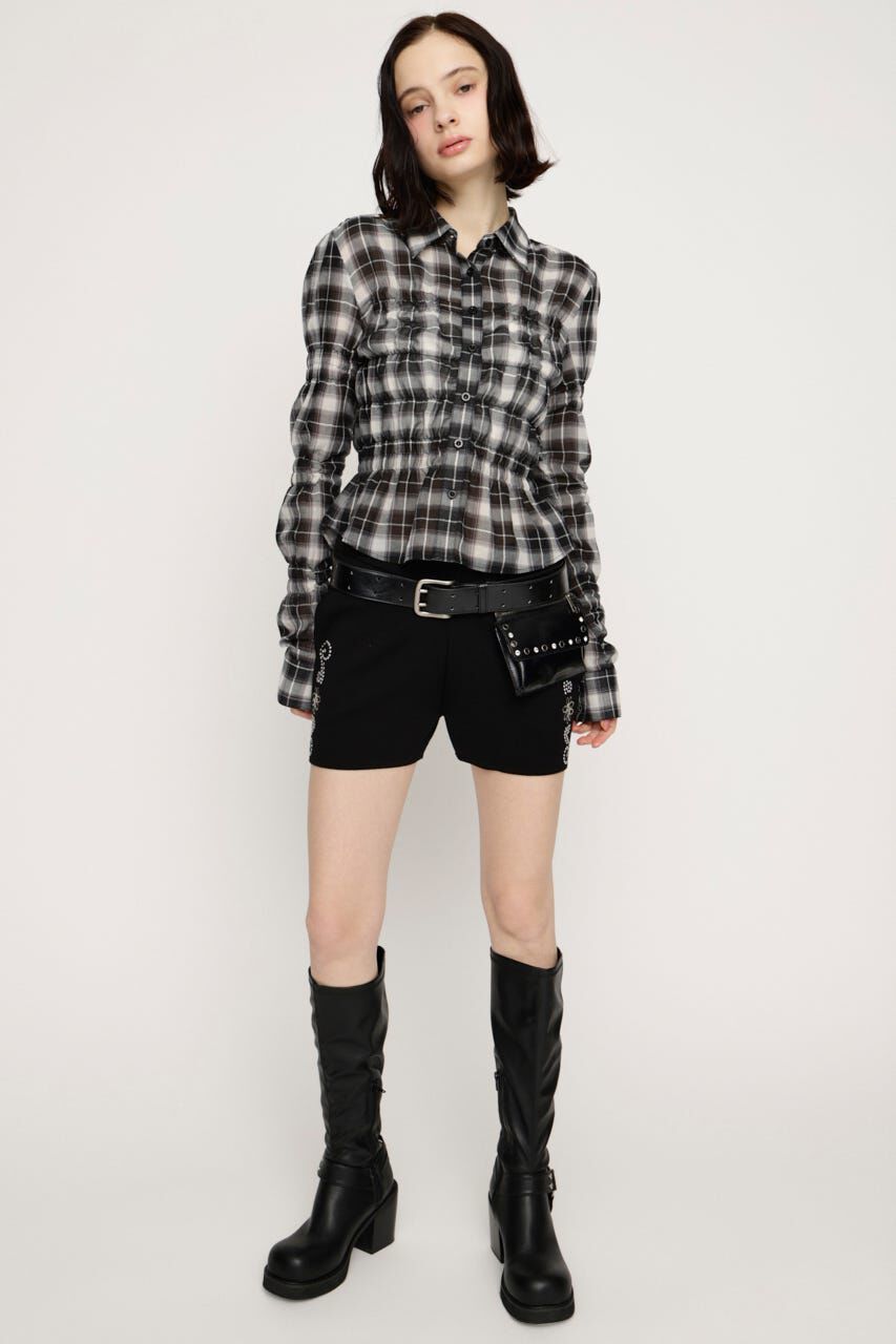 SLY「RANDOM SHIRRING トップス」|シャツ・ブラウス|