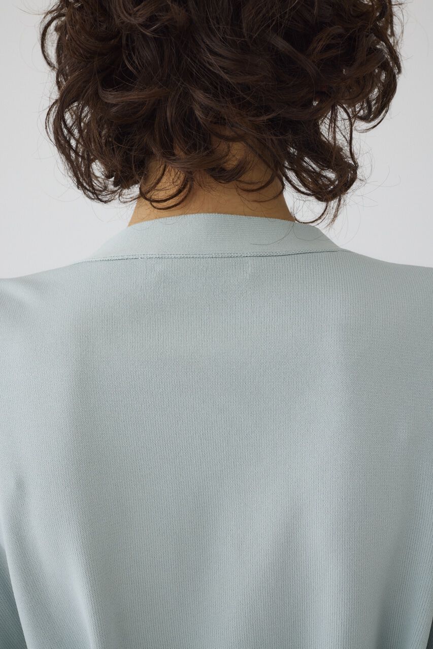 RIM.ARK 「Hem design wide knit CD」|カーディガン|