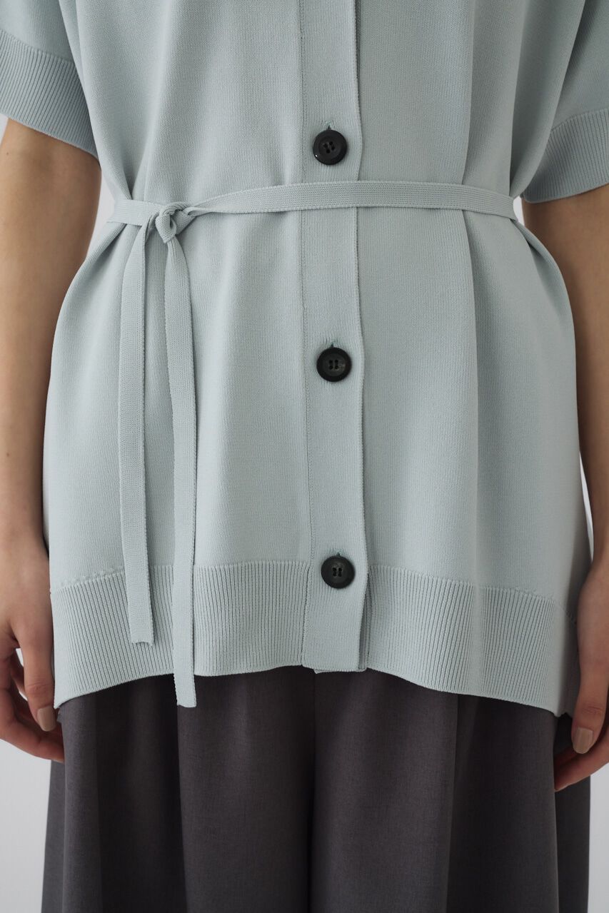 RIM.ARK 「Hem design wide knit CD」|カーディガン|