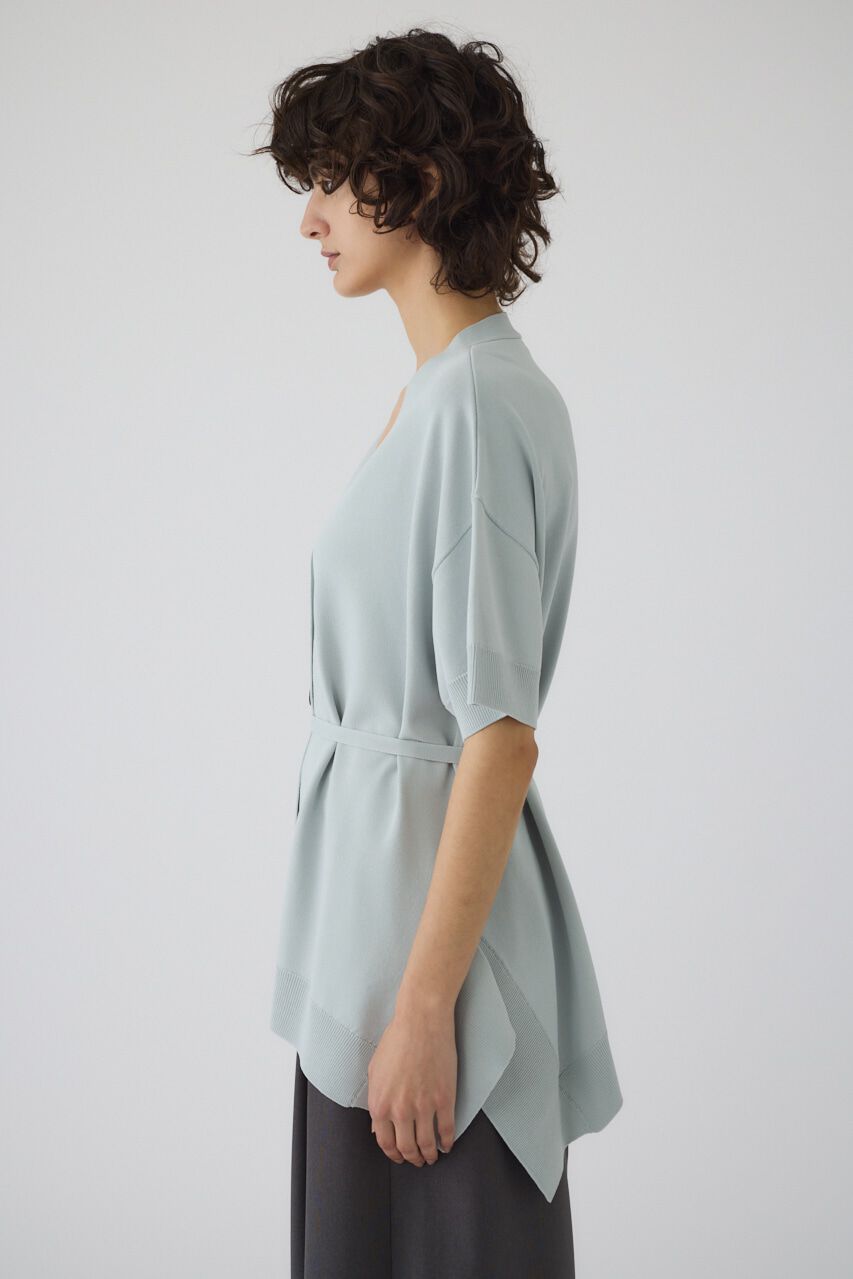 RIM.ARK 「Hem design wide knit CD」|カーディガン|