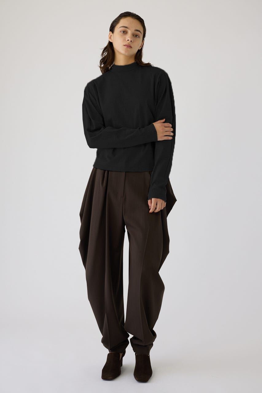 RIM.ARK 「Curved sleeve high collar tops」|Tシャツ・カットソー|