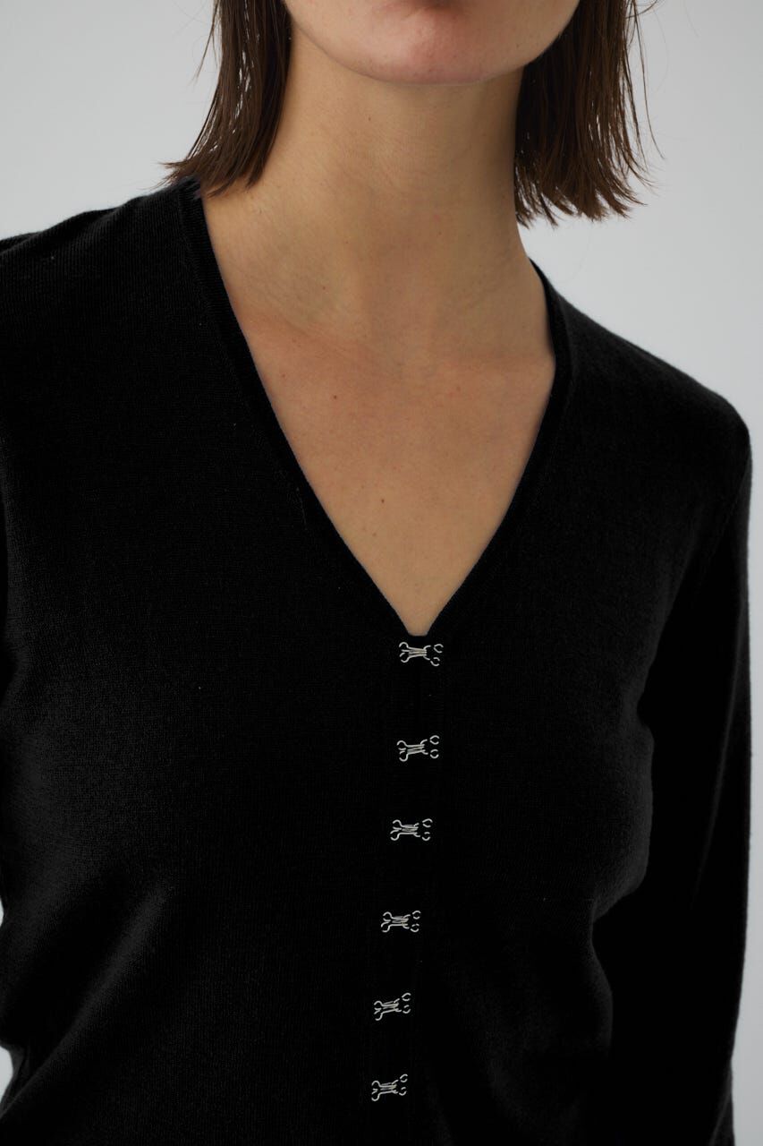 RIM.ARK 「Many hook V neck tops」|ニット・セーター|