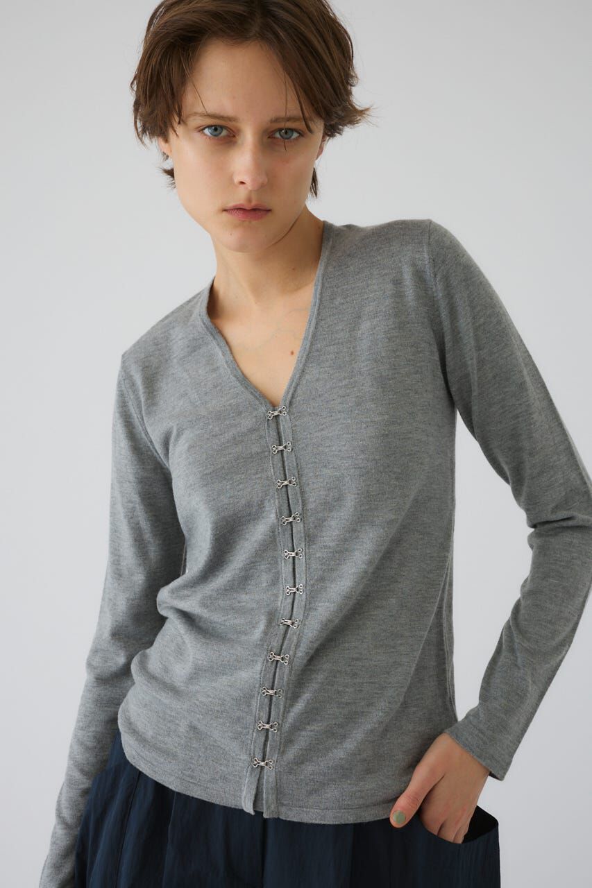 RIM.ARK 「Many hook V neck tops」|ニット・セーター|