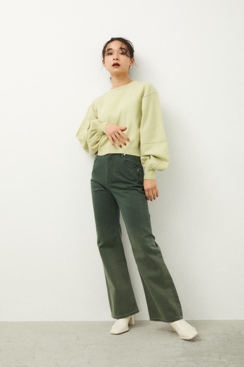 LAGUA GEM「BURNET FLARE DENIM」|デニム|GRN