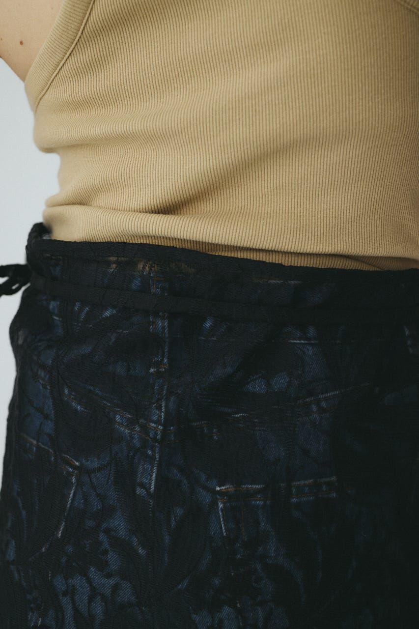 HeRIN.CYE「Lace wrap skirt」|スカート|