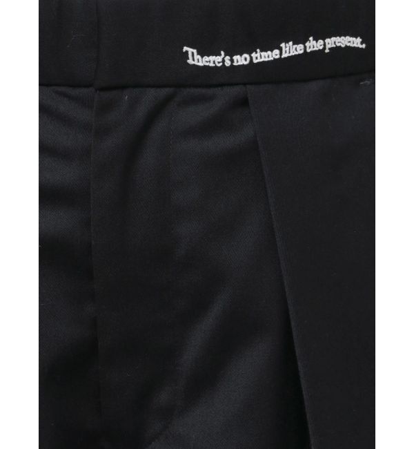 CALNAMUR「MESSAGE EMBROIDERY SLACKS/メッセージエンブロイダリースラックス」|その他|