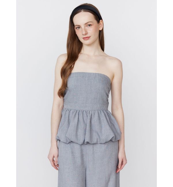 CALNAMUR「BALLOON BARE TOPS/バルーンベアトップス」|シャツ・ブラウス|