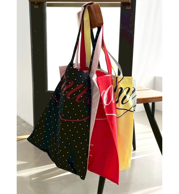 CALNAMUR「ナイロントートロゴバッグ」|トートバッグ|