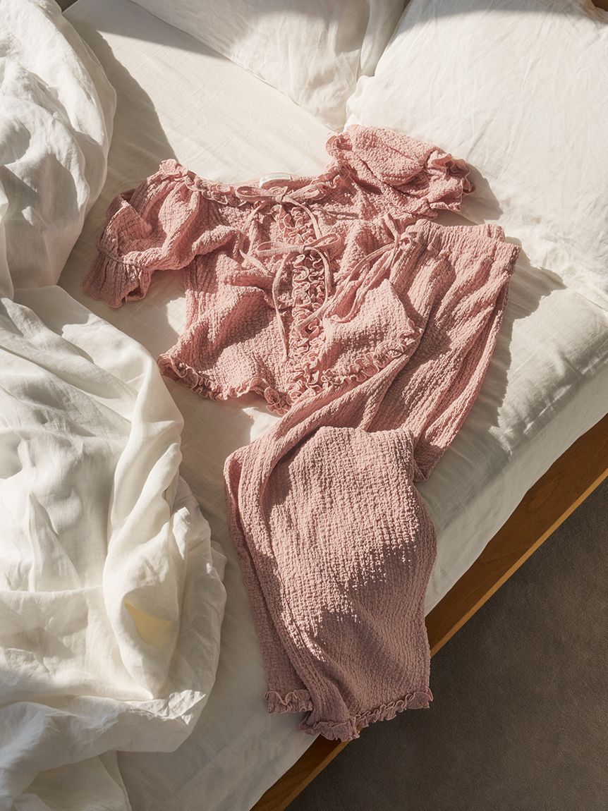 SNIDEL HOME「カットフリルセットアップ」|ルームウェア|