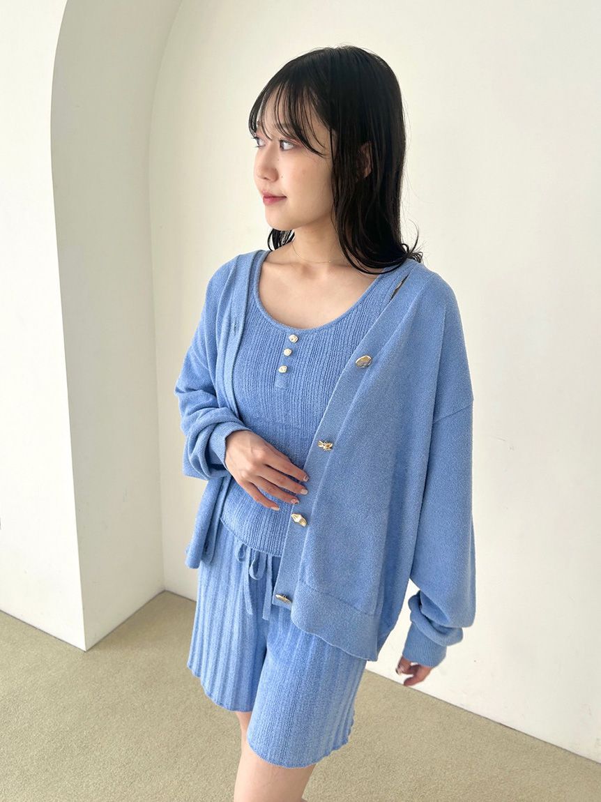 SNIDEL HOME「【ICESUMMER】【接触冷感】カーディガン」|ルームウェア|BLU
