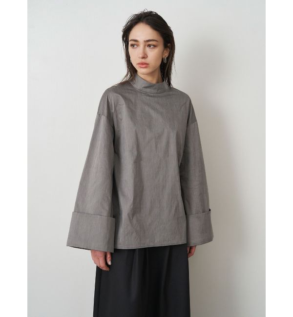 ELENDEEK「WIDE SLEEVE BL」|シャツ・ブラウス|グレー