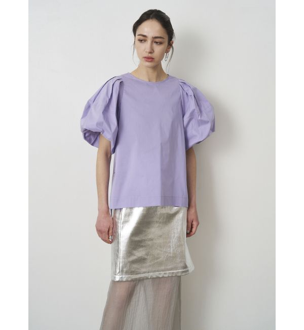 ELENDEEK「SHEER LAYERED METALLIC SK」|スカート|