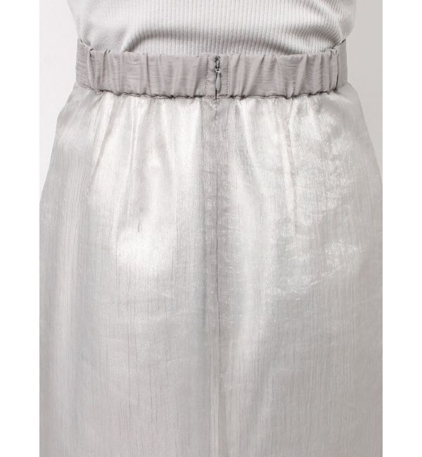 ELENDEEK「SHEER LAYERED METALLIC SK」|スカート|