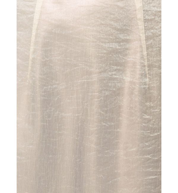 ELENDEEK「SHEER LAYERED METALLIC SK」|スカート|