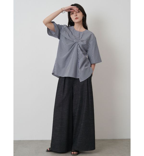 ELENDEEK「BUSTIER DRAPE BL」|シャツ・ブラウス|