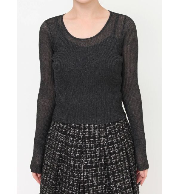RESEXXY「シアーニットトップス」|ニット・セーター|