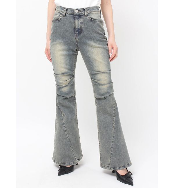 RESEXXY「ニーズタックデニムパンツ」|デニム|