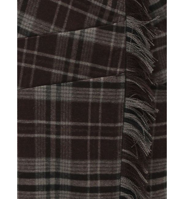 RESEXXY「フリンジチェックタックスカート」|スカート|