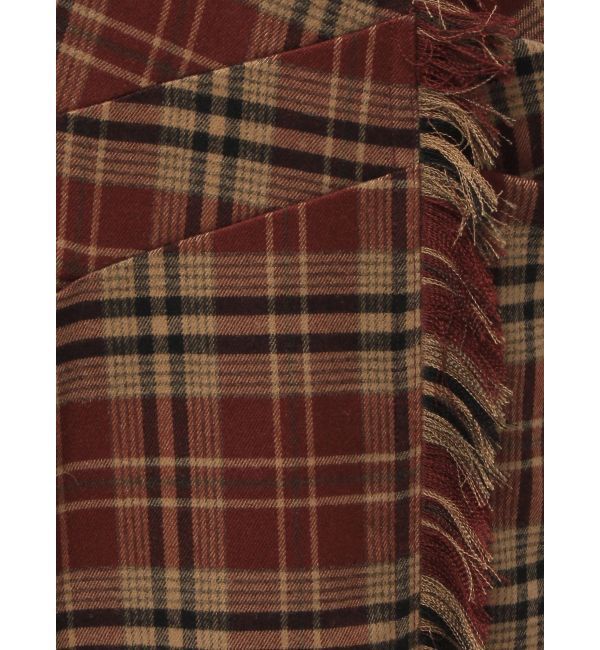 RESEXXY「フリンジチェックタックスカート」|スカート|