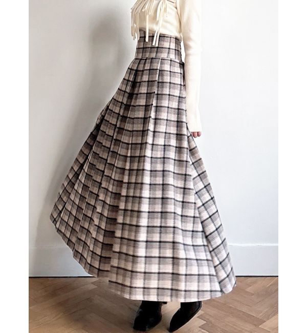 RESEXXY「【WEB限定】ハイウエストコルセットスカート」|スカート|ベージュ