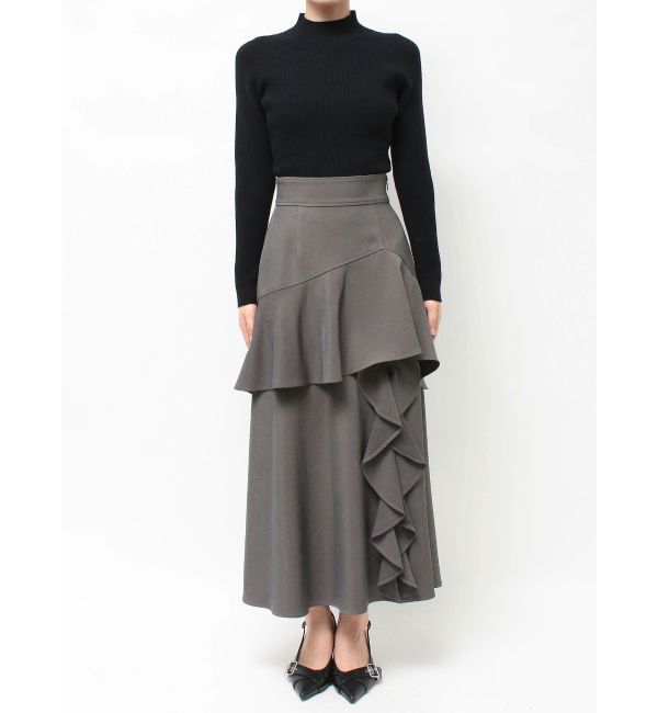 RESEXXY「フリルスリットフレアスカート」|スカート|