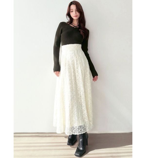 RESEXXY「ジャガードフレアスカート」|スカート|