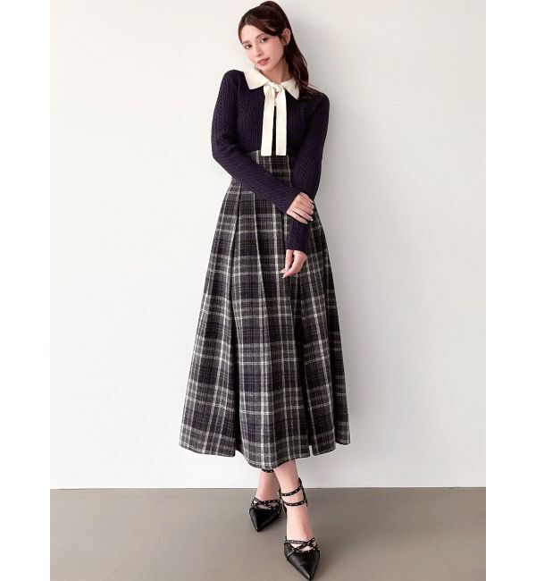 RESEXXY「ナロータイケーブルニットトップス」|ニット・セーター|