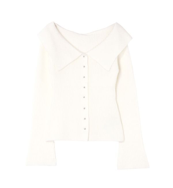 RESEXXY「ビッグカラーニットトップス」|ニット・セーター|