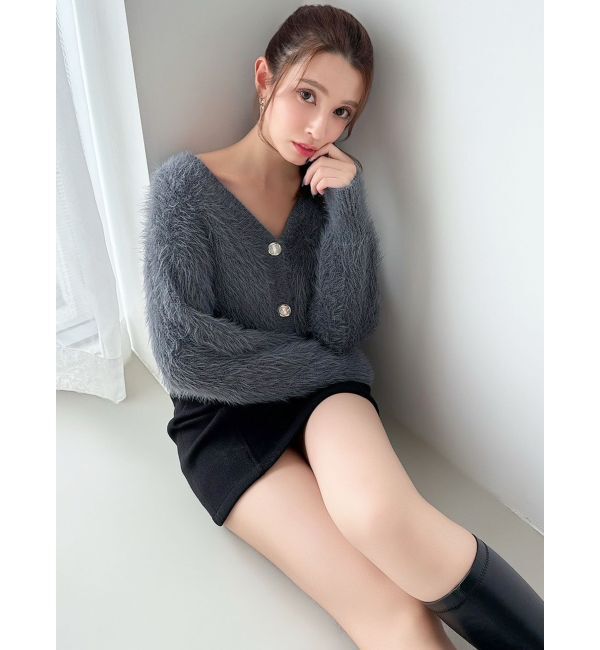 RESEXXY「【追加生産分】シャギーニットカーディガン」|カーディガン|