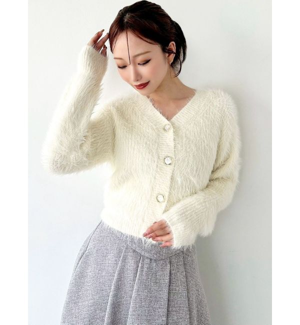 RESEXXY「【追加生産分】シャギーニットカーディガン」|カーディガン|