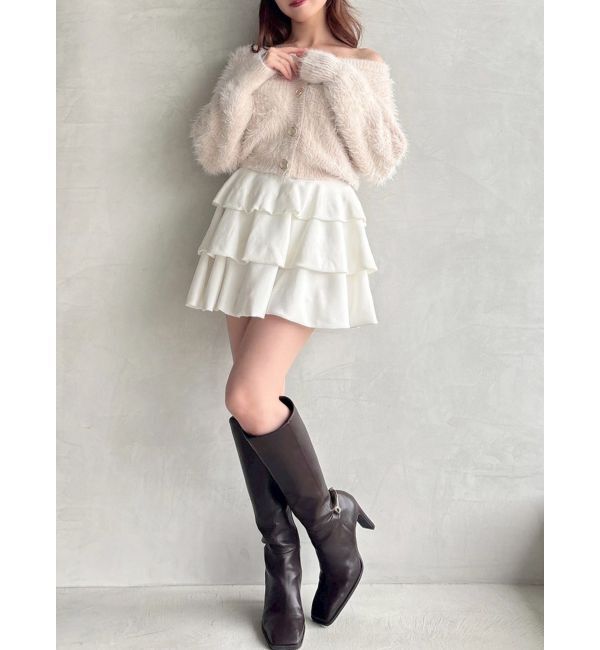 RESEXXY「【追加生産分】シャギーニットカーディガン」|カーディガン|