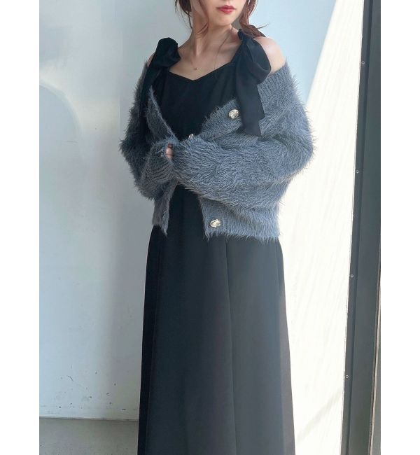 RESEXXY「【追加生産分】シャギーニットカーディガン」|カーディガン|