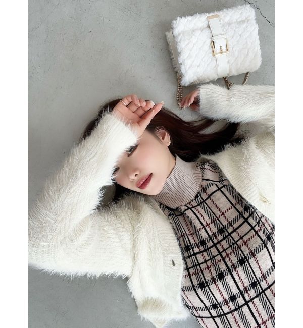 RESEXXY「【追加生産分】シャギーニットカーディガン」|カーディガン|