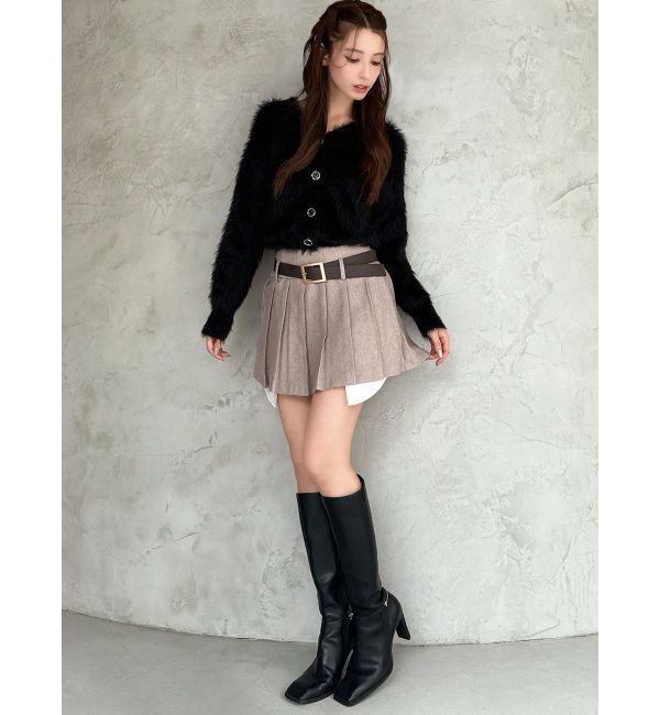 RESEXXY「【追加生産分】シャギーニットカーディガン」|カーディガン|