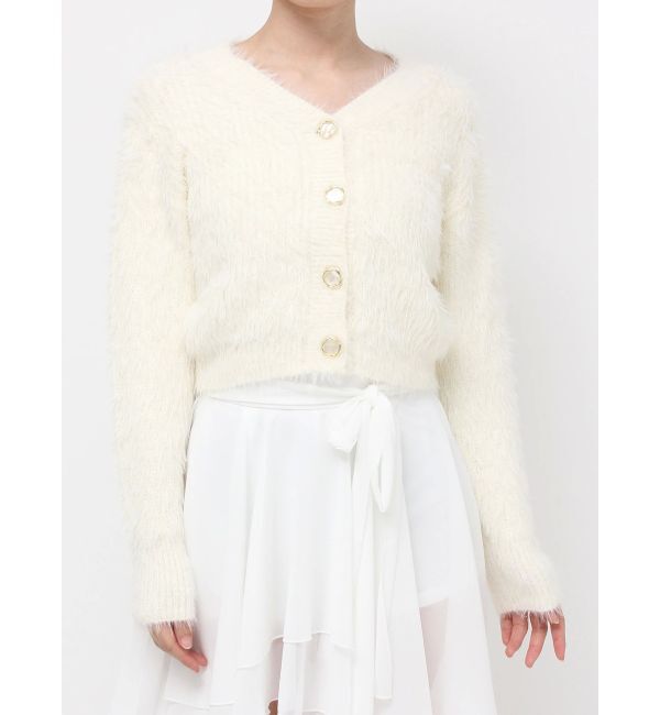 RESEXXY「【追加生産分】シャギーニットカーディガン」|カーディガン|