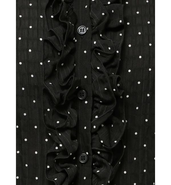 dazzlin「シュリンクフラワーショートシャツ」|シャツ・ブラウス|