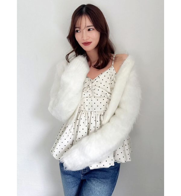 dazzlin「ペプラムギャザーバルーンブラウス」|シャツ・ブラウス|