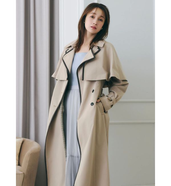 dazzlin「【藤井サチコラボ】ケープ付2WAYトレンチコート」|トレンチコート|