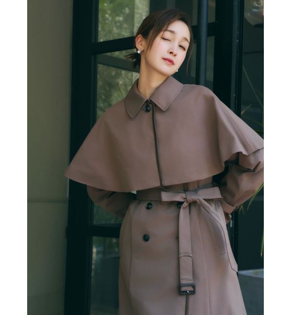 dazzlin「【藤井サチコラボ】ケープ付2WAYトレンチコート」|トレンチコート|
