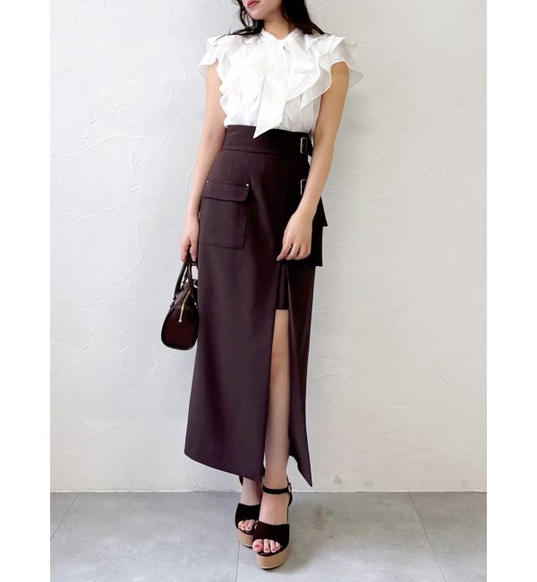 dazzlin「スリットラップタイトスカート」|スカート|