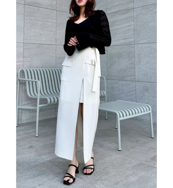 dazzlin「スリットラップタイトスカート」|スカート|