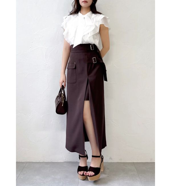 dazzlin「スリットラップタイトスカート」|スカート|